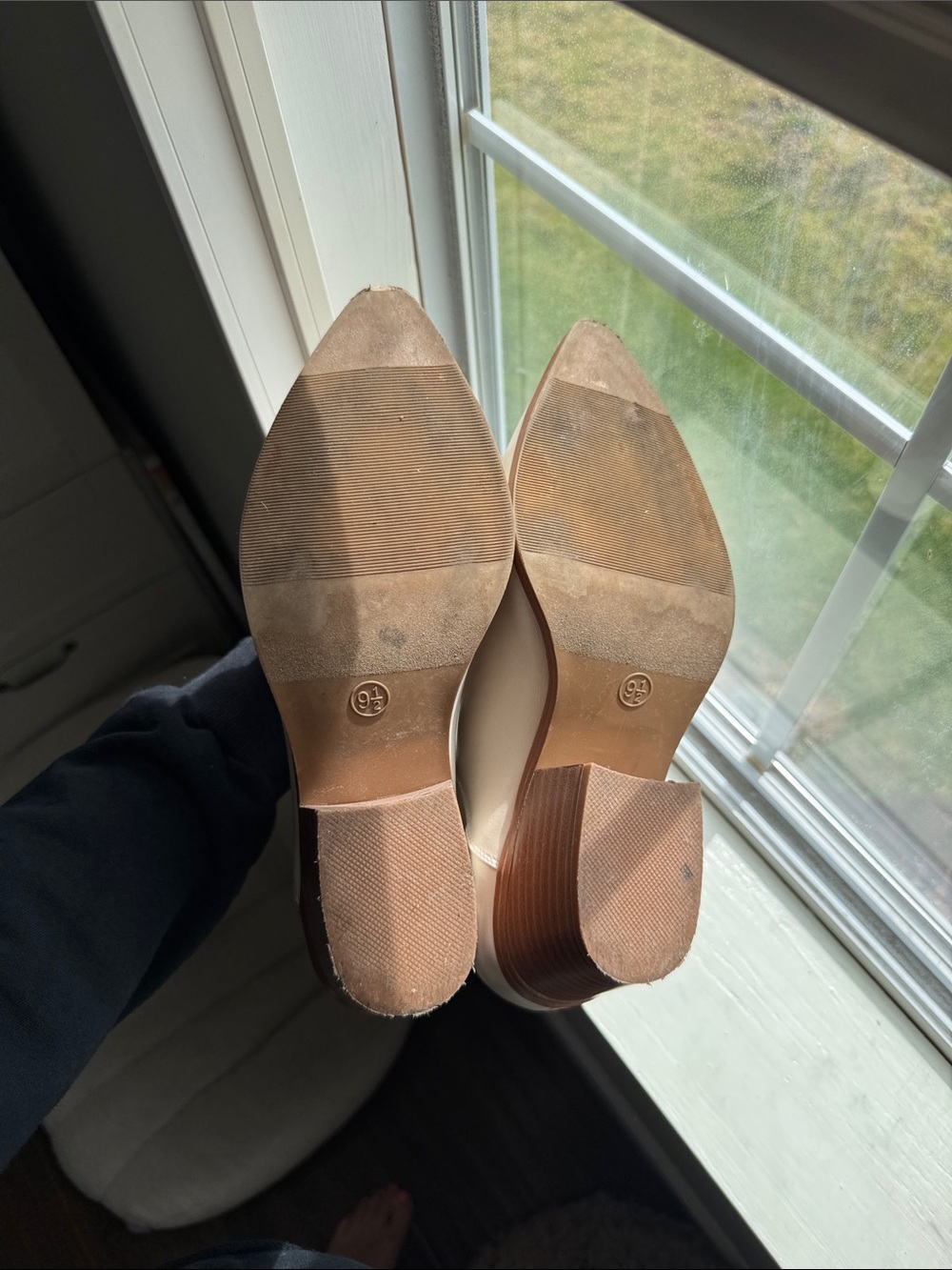 Universal Thread Kennedy Women's Cream Ankle Boots size 9 1/2. - Picture 6 of 11